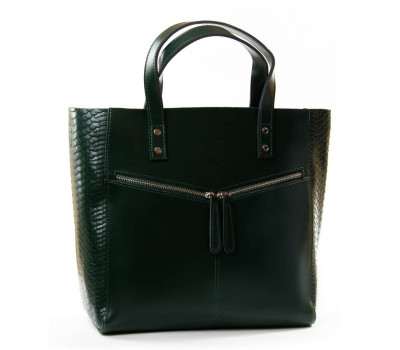 Сумка Жіноча Класична шкіра PODIUM P107 8713-1 green Podium
