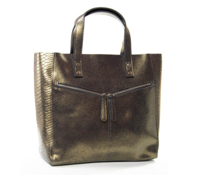 Сумка Жіноча Класична шкіра PODIUM P107 8713-1 gold Podium