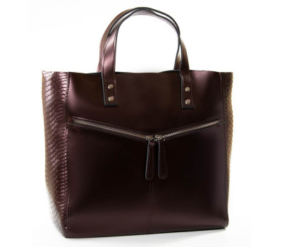 Сумка Жіноча Класична шкіра PODIUM P107 8713-1 bright-brown Podium