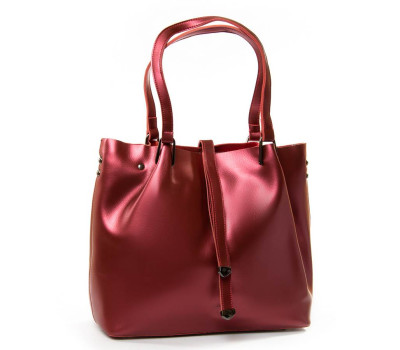 Сумка Женская Классическая кожа PODIUM P54 317 bright-red Podium