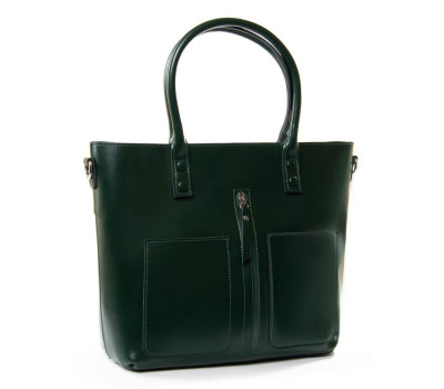 Сумка Жіноча Класична шкіра PODIUM P24 8776 green Podium