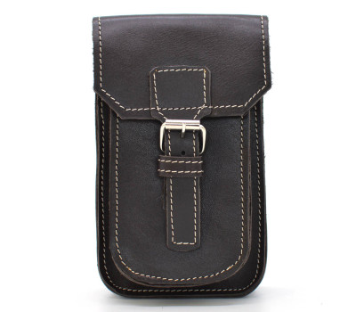Шкіряна сумка чохол на пояс коричнева TARWA GC-2090-3md