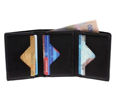 Портмоне, матова шкіра, чорний GP 504110