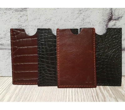 Футляр для візиток,натуральна шкіра