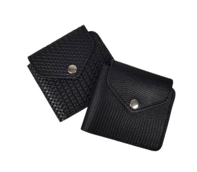 Портмоне натуральная кожа, черное