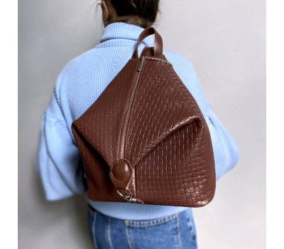 Рюкзак жіночий "Паріс" натуральна шкіра,колір карамель (венето)