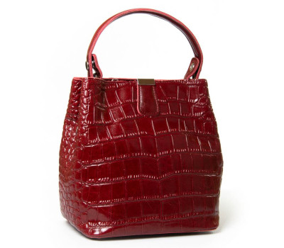 Сумка Жіноча Класична шкіра PODIUM P84 9916-5 wine-red Podium