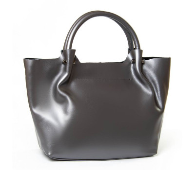 Сумка Жіноча Класична шкіра PODIUM P46 8649-2 lighr-grey Podium