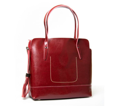 Сумка Жіноча Класична шкіра PODIUM P76 320 wine Podium