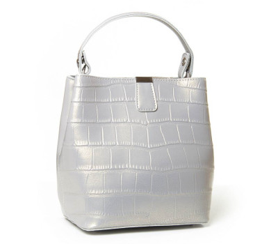 Сумка Жіноча Класична шкіра PODIUM P84 9916-5 pearl ash Podium