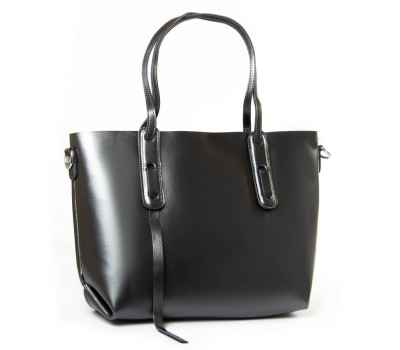 Сумка Жіноча Класична шкіра PODIUM P91 8901 deep-bright grey Podium