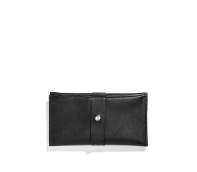 Кожаный кошелек Sambag MSH черный