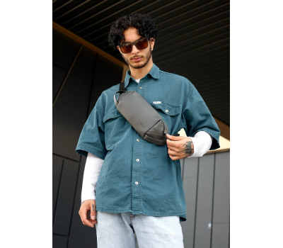 Чоловіча сумка на пояс бананка Sambag Holster MSH графітова