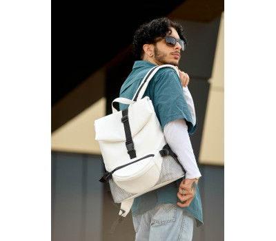 Чоловічий рюкзак Sambag ReneDouble  білий