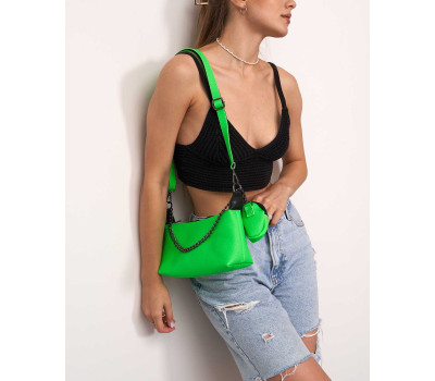 Жіноча сумка «Лойс» зелена WeLassie