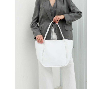 Жіноча сумка «Аббі» біла WeLassie