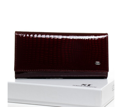 Кошелек LR кожа-лак SERGIO TORRETTI W1-V bordo