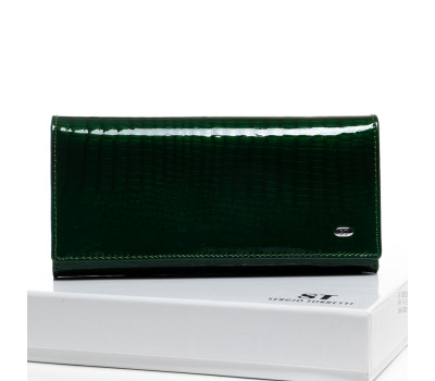 Гаманець LR шкіра-лак SERGIO TORRETTI W1 - V - 2 dark-green