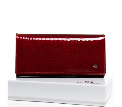 Кошелек LR кожа-лак SERGIO TORRETTI W1-V-2 red