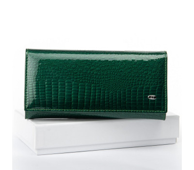 Кошелек LR кожа-лак SERGIO TORRETTI W501 dark-green