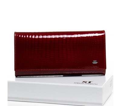 Кошелек LR кожа-лак SERGIO TORRETTI W501-2 red