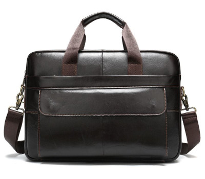 Сумка чоловіча під ноутбук Vintage 14750 Коричнева
