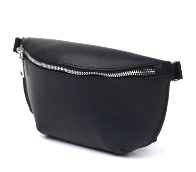 Стильна вінтажна жіноча бананка Shvigel 16394 Чорний