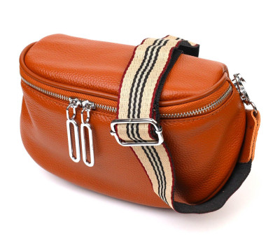 Стильна жіноча сумка через плече з натуральної шкіри 22112 Vintage Руда