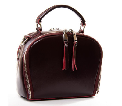 Сумка Жіноча Класична шкіра PODIUM P86 8729 wine-red
