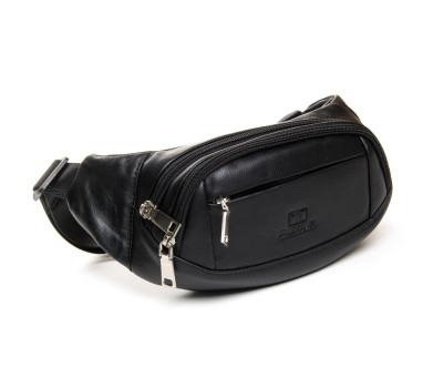Сумка Чоловіча На пояс шкіра BRETTON 2800-5 black