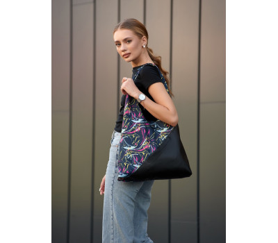 Жіноча сумка Sambag HOBO M "ABSTRACT"