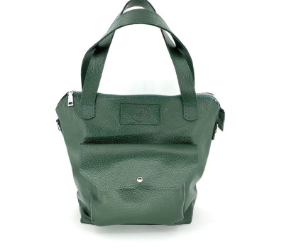 Жіноча сумка шкіряна Зелений Флотар Dekey