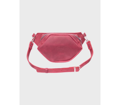 Жіноча шкіряна сумка Сумка 5-и Кутна Марсала Dekey (6661)