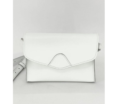 Жіноча шкіряна сумка Фіджи Білий Dekey (9419)