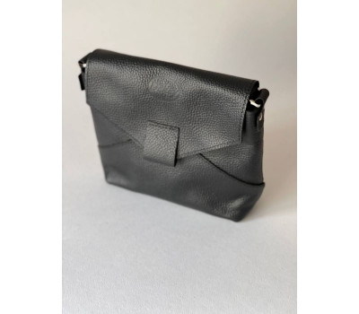 Жіноча шкіряна сумка Аврора Чорний Dekey