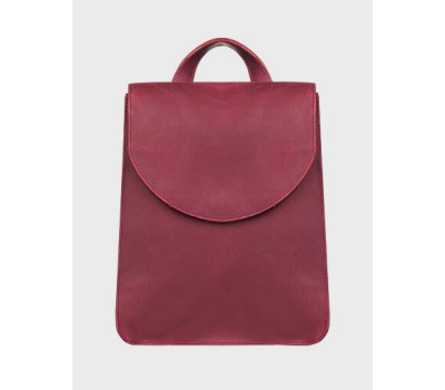 Жіноча шкіряна сумка-рюкзак Еліон Марсала Dekey (6542)