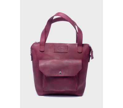 Шкіряна сумка Марсала Dekey (6732)