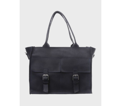 Шкіряна сумка Болт Синій Унісекс Dekey (6414)