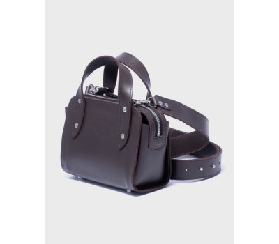 Шкіряна сумка Майя Коричневий Dekey (6686)