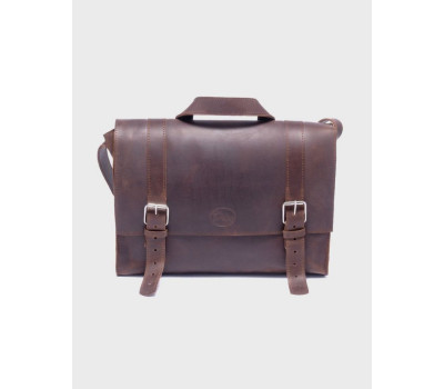 Шкіряна сумка Цифінтурі горіх Dekey (6698)