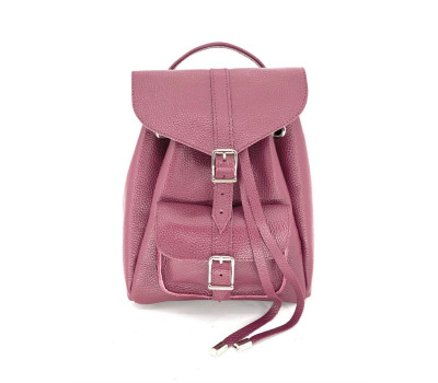 Жіночий рюкзак шкіряний Бордовий Dekey (9246)