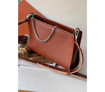 Жіноча шкіряна сумка Багет Кемел Dekey (9074)