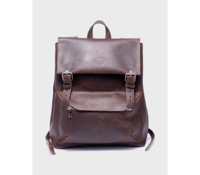 Чоловічий шкіряний рюкзак Горіх Dekey (6760)