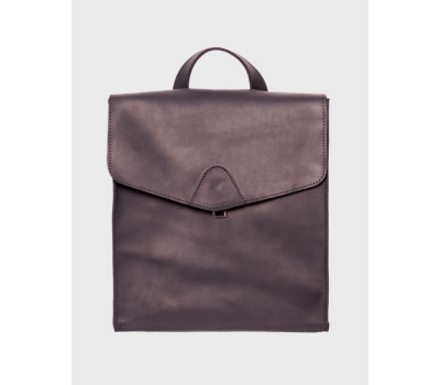 Шкіряна сумка-рюкзак Чорний Унісекс Dekey (6520)