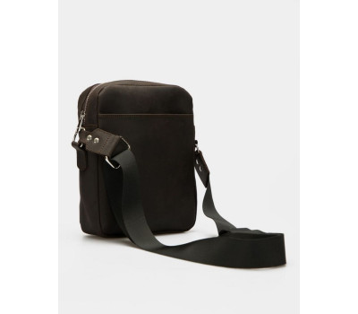 Чоловіча шкіряна сумка Бруклін Горіх Dekey (9147)