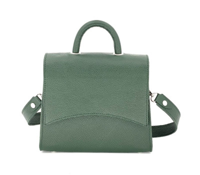 Жіноча шкіряна сумка Баланс Зелений Dekey (9453)