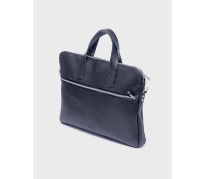 Чоловіча шкіряна сумка Мессенджер Чорний Dekey (6605)