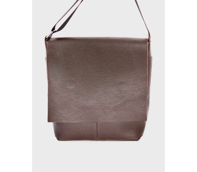 Шкіряна сумка Кольт Коричневий Флотар Dekey (7131)