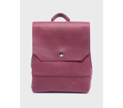 Шкіряна сумка-рюкзак Асті Марсала Dekey (6716)