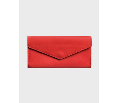 Жіночий шкіряний гаманець 15.3 Червоний Dekey (6960)